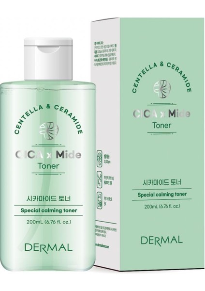 Cıca x Mide Toner Centella Asiatica ve Seramid Özlü Sakinleştirici Tonik 200 ml