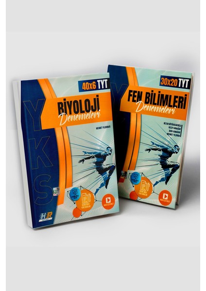 TYT Biyoloji 40 x 6 - Fen Bilimleri 30 x 20 Denemeleri