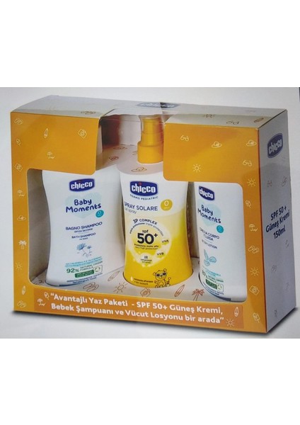 Spf 50+ Güneş Kremi 150ML Avantajlı Yaz Paketi
