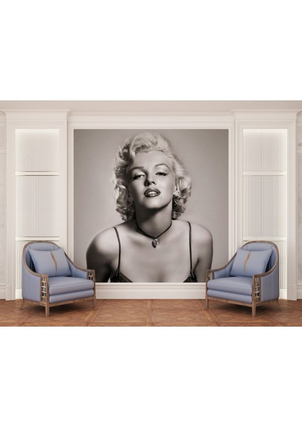 Orhun Store Marilyn  3D Poster - 3 Boyutlu Tek Parça Duvar Kağıdı