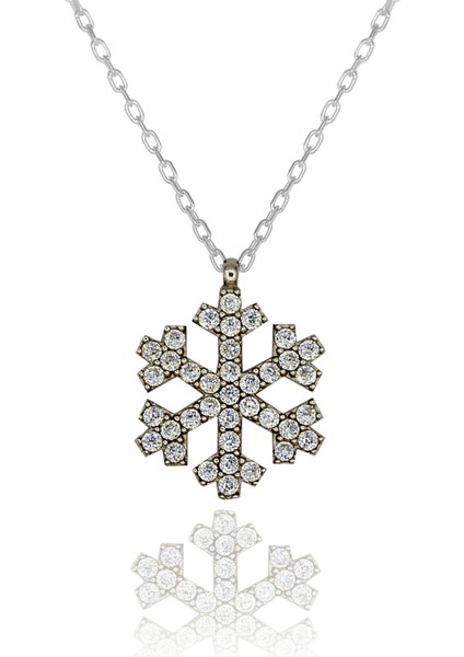 Beyaz Taşlı Minimal Kartanesi Gümüş Kolye modelleri