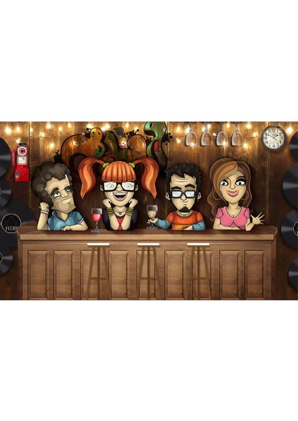 Banko 3D Poster - 3 Boyutlu Tek Parça Duvar Kağıdı