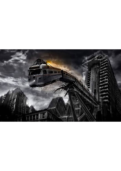 Tren 3D Poster - 3 Boyutlu Tek Parça Duvar Kağıdı fiyatları