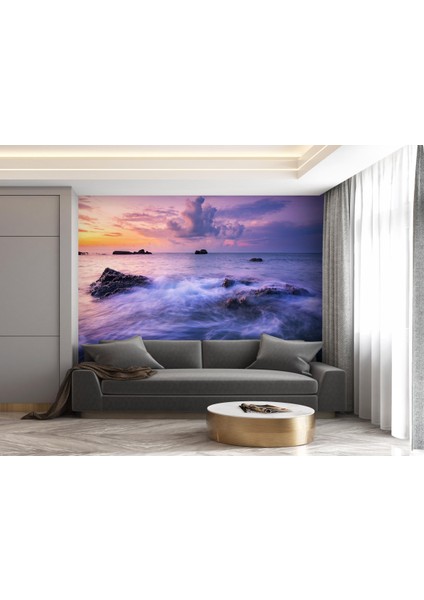 Deniz Dalga 3D Poster - 3 Boyutlu Tek Parça Duvar Kağıdı