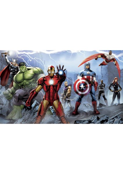 Marvel 3D Poster - 3 Boyutlu Tek Parça Duvar Kağıdı fiyatları