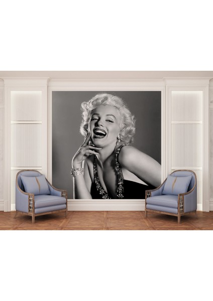 Monroe 3D Poster - 3 Boyutlu Tek Parça Duvar Kağıdı