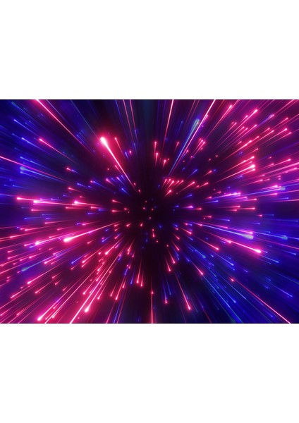 Fiber 3D Poster - 3 Boyutlu Tek Parça Duvar Kağıdı