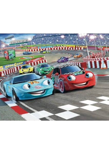 Kid Car 3D Poster - 3 Boyutlu Tek Parça Duvar Kağıdı