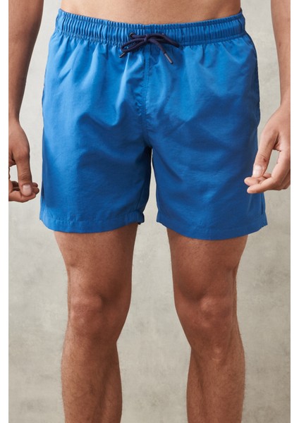 Erkek Indigo Standart Fit Hızlı Kuruyan Mayo Deniz Şortu modelleri