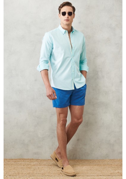 Erkek Indigo Standart Fit Hızlı Kuruyan Mayo Deniz Şortu fiyatları