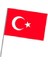 Bez Türk Bayrağı Sopalı 20X30 10 Adet 1