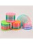 10 Pcs Magic Starry Sky Projeksiyon Gökkuşağı Dairesi Flash Istifleme Çemberi, Rastgele Renk Teslimat (Yurt Dışından) 1