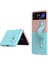 Samsung Galaxy Z Flip3 5g Buz Mavisi + Pembe Için Bileklik Tutucu Katlama Kılıfı (Yurt Dışından) 1