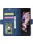 Samsung Galaxy Z Fold3 5g Mavi Için Forwenw Yağ Kenarı Pu Kasa (Yurt Dışından) 4