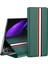 Lychee Doku Deri Kılıfı Samsung Galaxy Z Fold3 5g Yeşil (Yurt Dışından) 1