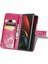 Samsung Galaxy Z Fold3 Için Dört Yapraklı Yonca Pu Case Magenta (Yurt Dışından) 3