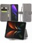 Samsung Galaxy Z Kat3 Için Dört Yapraklı Yonca Pu Kılıfı Gri (Yurt Dışından) 4