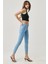 Ivy Super Skinny Fit Dar Kesim Çok Yüksek Bel Esnek Jean Kot Pantolon 4