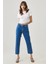 Carol Regular Straight Fit Yüksek Bel Esnek Jean Kot Pantolon 2