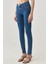 Kadın Forever Skinny Fit Dar Kesim Yüksek Bel Jean Kot Pantolon 4