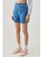 Kadın Stella Regular Fit Rahat Kesim %100 Pamuk 5 Cep Jean Şort 2