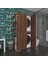Kenzlife çamaşır-kurutma makinesi dolabı kapaklı fedyenka cvz 180*090*60 banyo arkalıksız 5