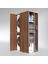 Kenzlife çamaşır-kurutma makinesi dolabı kapaklı foka cvz 180*090*60 banyo arkalıksız 2
