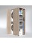 Kenzlife çamaşır-kurutma makinesi dolabı kapaklı foka crd 180*090*60 banyo arkalıksız 6