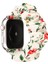 Apple Watch Red Floral Için Naylon / Seramik Saat Bantları (Yurt Dışından) 1