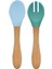 Mama Kaşığı + Çatal - Mineral Blue / Aqua Green 1