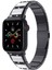 Apple Saat İçin Ste Saat KayışıS 7 45 mm. - & 6 & Se & 5 & 4 44 mm. Siyah - Beyaz (Yurt Dışından) 1