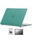 Apple 13" Macbook Air A1932 A2179 A2337 Su Yeşili Carbon Fiber Dizayn Kılıf Koruyucu Kapak+Film 1