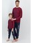 2542 Connected Bordo Erkek Çocuk Pijama Takımı 2