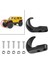 Eksenel SCX24 90081 Model Buggy Dıy Siyah Için 2 Adet Rc Römork Kanca Değiştirme (Yurt Dışından) 4