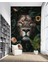 Lion Flower 3D Poster - 3 Boyutlu Tek Parça Duvar Kağıdı 1