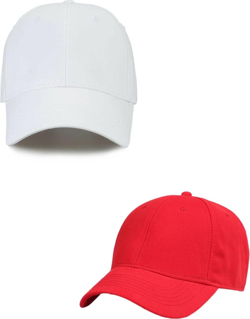 Elif İç Giyim Unisex Ayarlanabilir Spor Basic Kep Şapka 2'li Set görsel 3