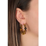 Accessory Empire Kaplan Gözü Doğaltaş Küpe