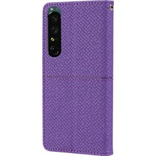 Zunhai Sony Xperia Için Pu Kılıf 1 Iv Mor (Yurt Dışından)