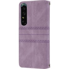 Zunhai Sony Xperia Için Pu Kılıf 1 Iv Mor (Yurt Dışından)