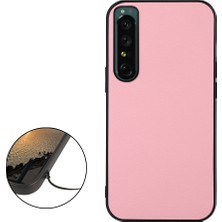 Zunhai Sony Xperia Için Litchi Doku Pu Kılıfı 1 Iv Pink (Yurt Dışından)