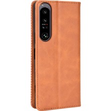 Zunhai Sony Xperia Için Retro Telefon Kılıfı 1 Iv Brown (Yurt Dışından)