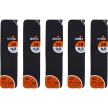 Umix 0.5 mm 2b 20’li Kalem Ucu 5 Tüp