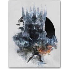 Cakatablo Ahşap Tablo Witcher 3 Wild Hunt Görseli (25X35 cm Boyut)