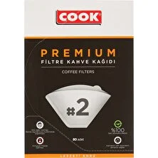 Cook Premium Filtre Kahve Kağıdı - Ebat 2