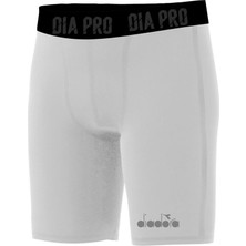 Diadora Flatron Pro - Erkek Beyaz Kısa Tayt - Flatronkfs