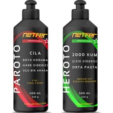 Netfer 2'li Orta Pasta Cila Set - 2x500 mL