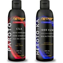 Netfer 2'li Kalın Pasta Cila Set - 2x100 mL