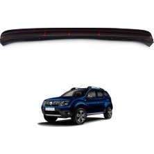 Solarex Dacia Duster 2010-2017 Arka Tampon Eşiği Koruma (Abs) Mat Siyah