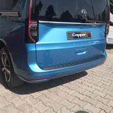 Solarex Vw Caddy 2021-2022 Için Arka Tampon Koruma Eşiği Abs Mat Plastik