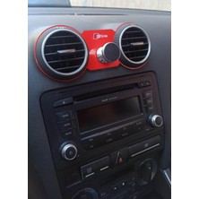 BalcıoğluSrv Audi A3 8P (2004-2012)UYUMLU %100 Kırılmaz Sline Logolu Kırmızı Telefon Tutucu